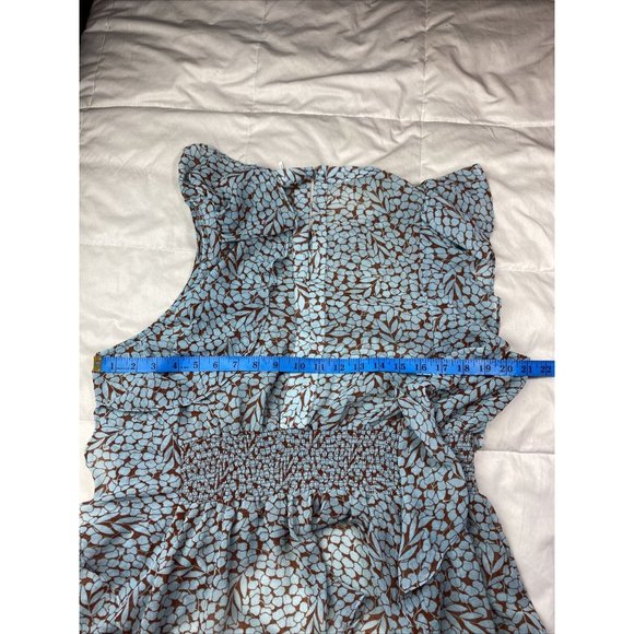 Anthropologie Feather Bone Flutter Ruffle Top XL - Picture 7 of 10